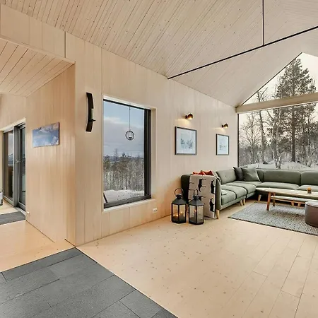 Modern In Harmony With Nature 別荘 Moen i Målselv