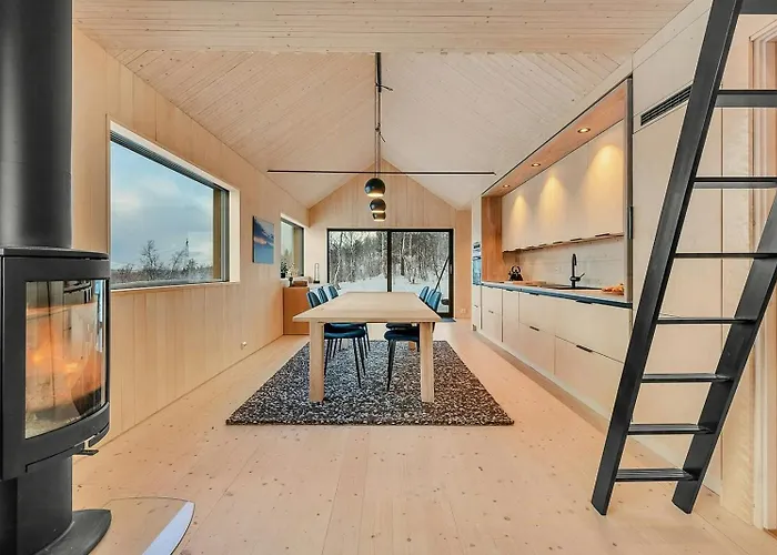 Modern In Harmony With Nature 別荘 Moen i Målselv